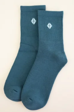 Adult Crew Socks in Atlantic