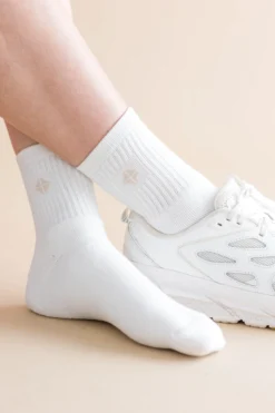 Adult Crew Socks in Cloud