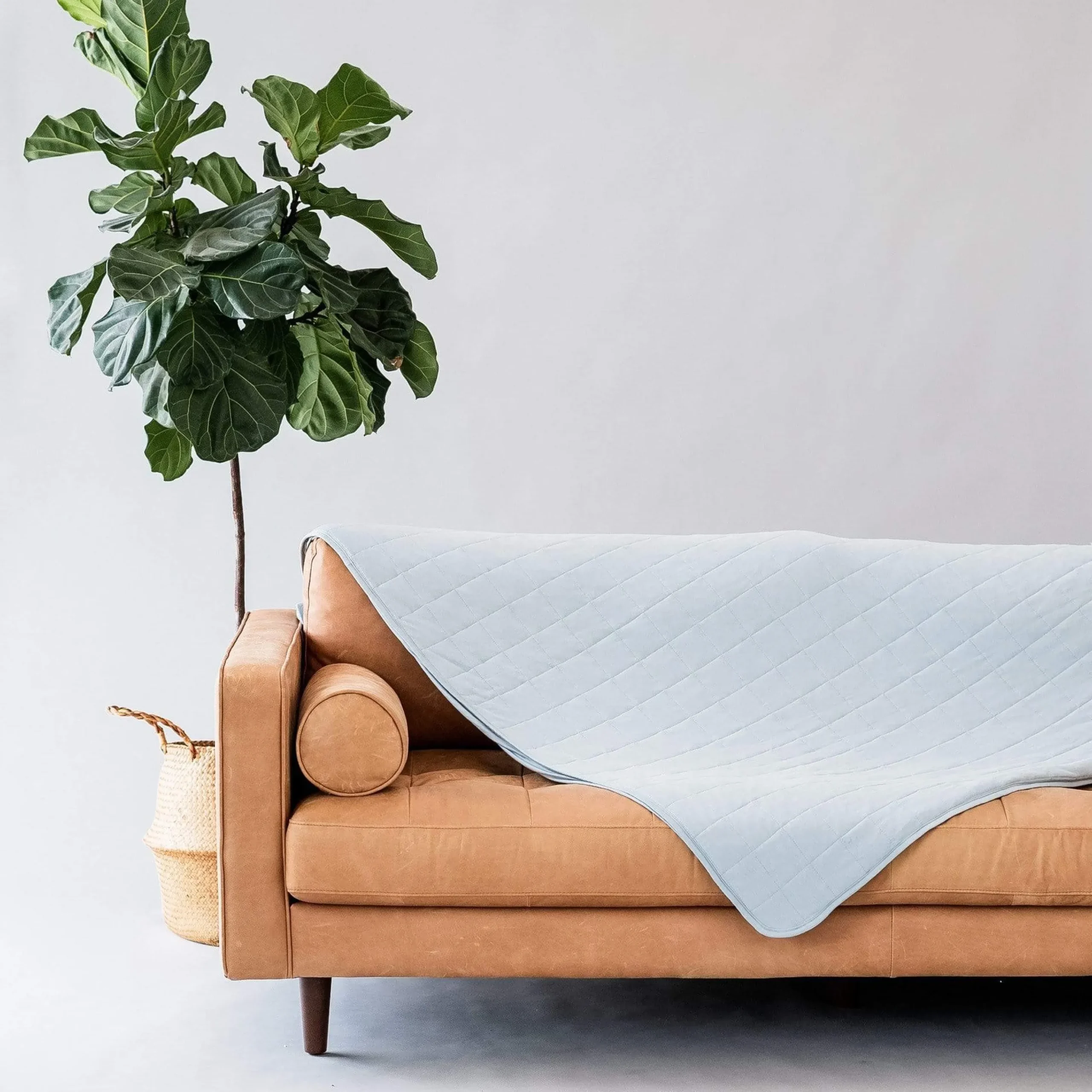Adult Quilted Blanket in Fog 1.0