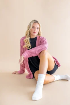 Adult Scrunch Socks in Cloud