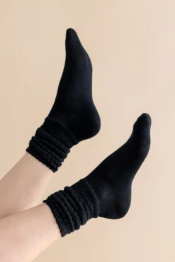 Adult Scrunch Socks in Midnight