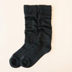 Adult Scrunch Socks in Midnight