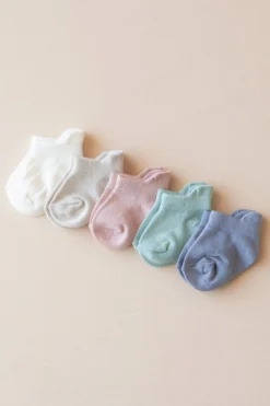 Ankle Socks Combo 5-Pack in Pastel