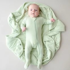 Baby Blanket in Basil 1.0