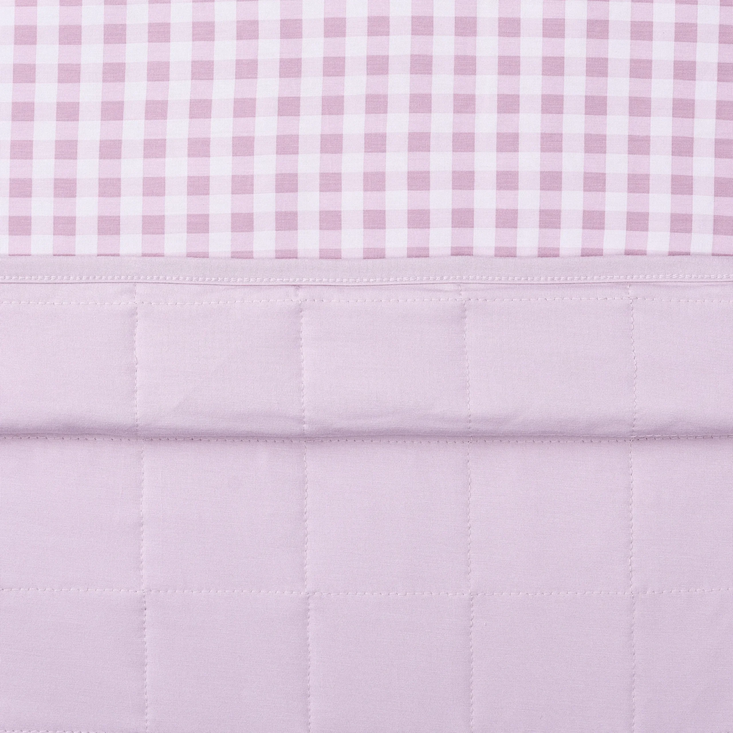 Baby Blanket in Gingham Thistle 1.0