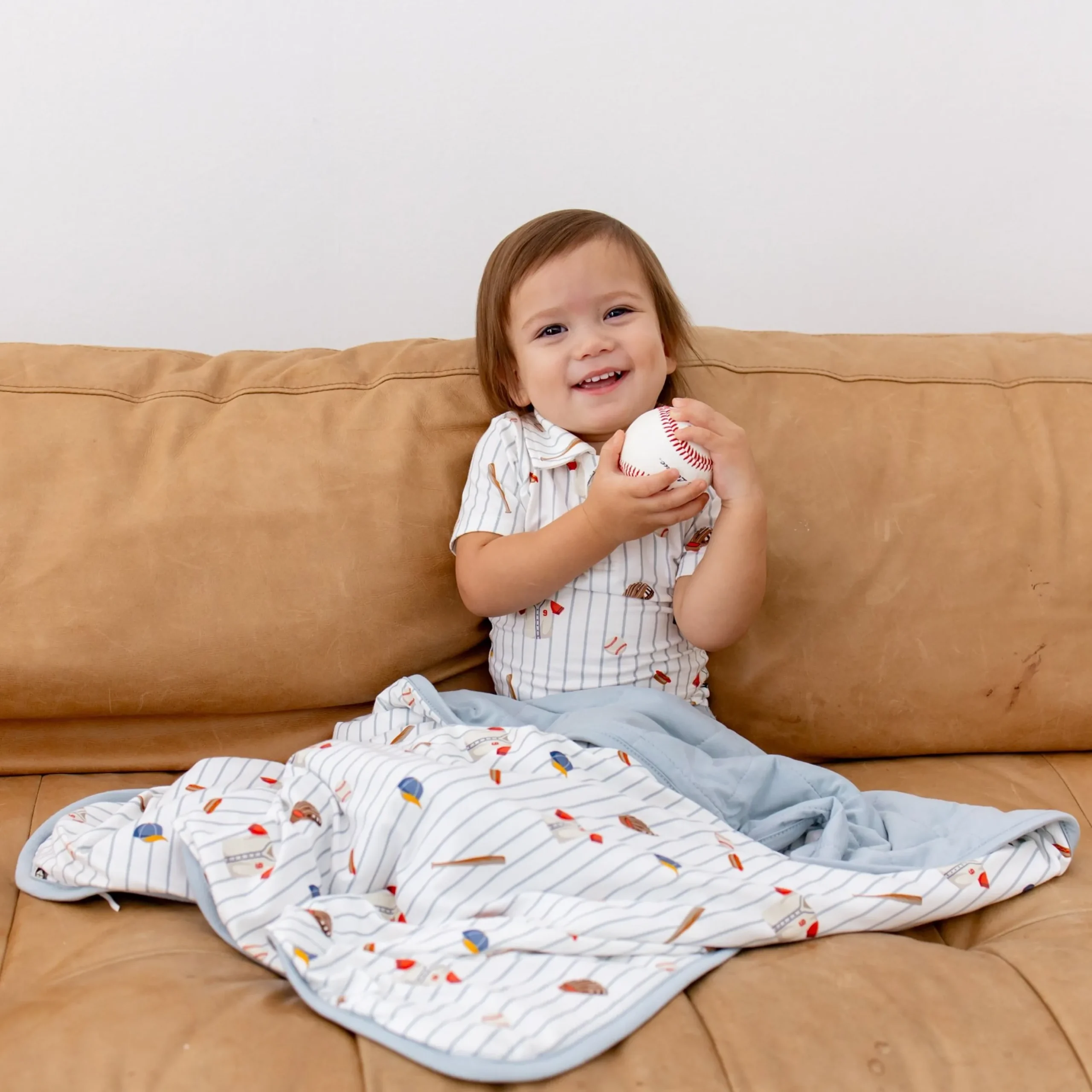 Baby Blanket in Home Run 1.0