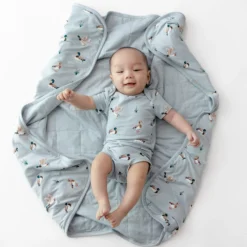 Baby Blanket in Mallard Duck 1.0