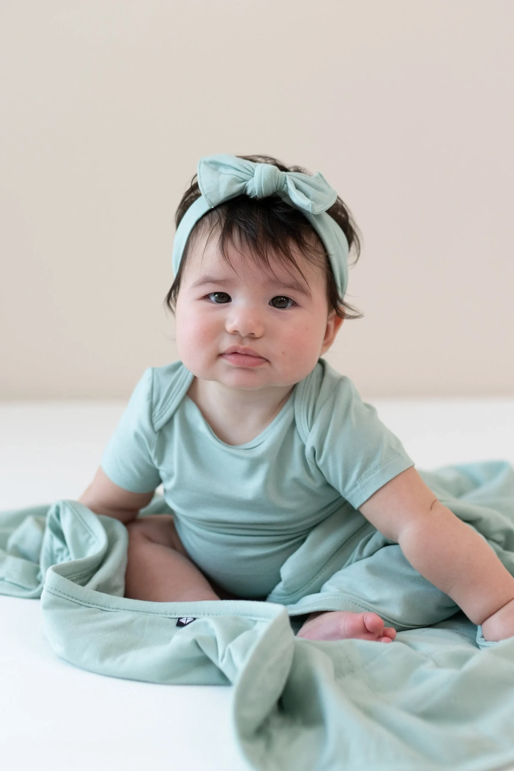 Baby Blanket in Sage 1.0