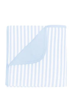 Baby Blanket in Small Mist Stripe 1.0