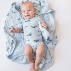 Baby Blanket in Take Off 1.0
