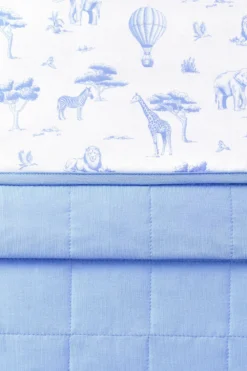 Baby Blanket in Toile Safari