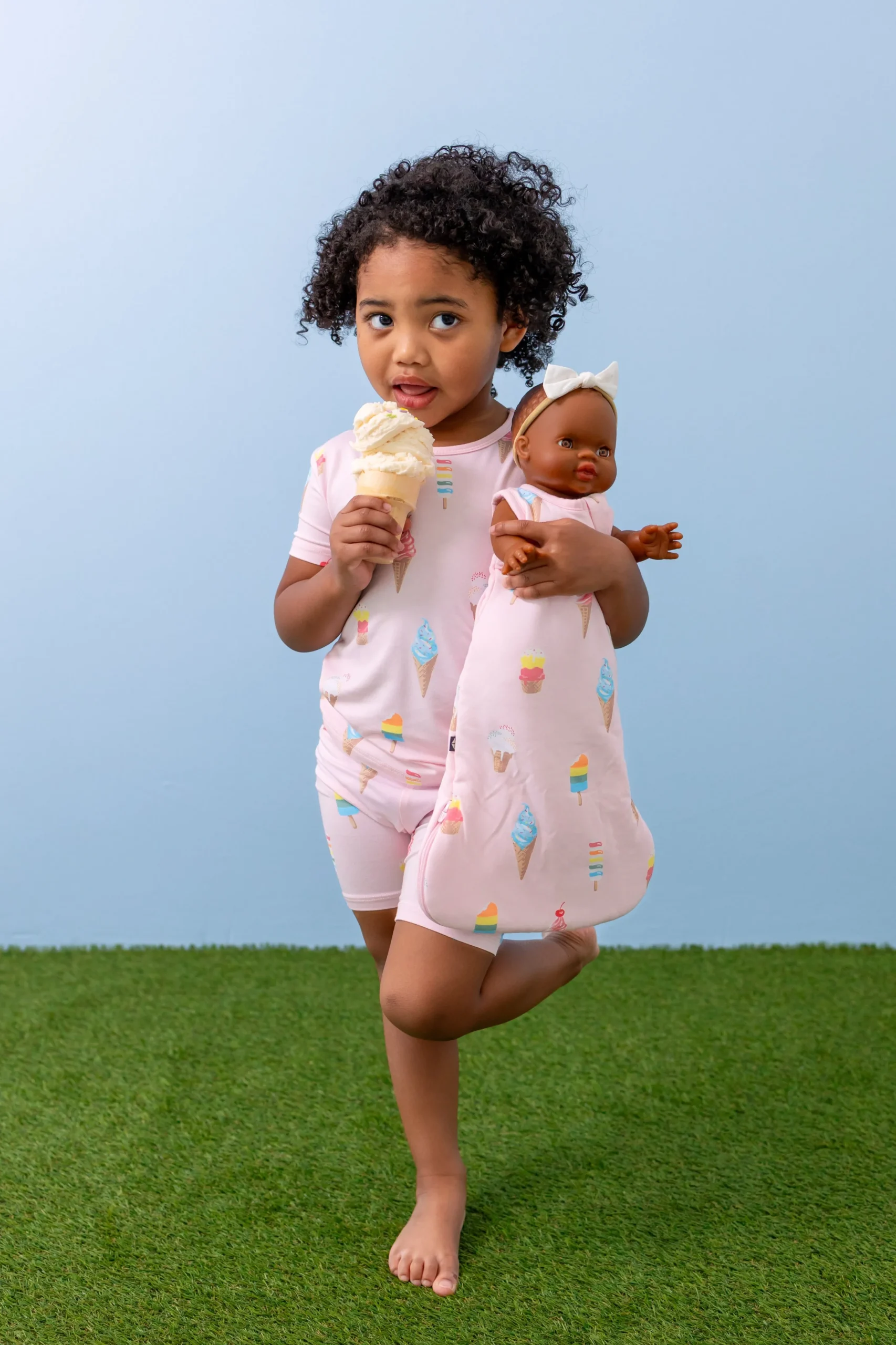 Baby Doll Sleep Bag in Sakura Ice Cream