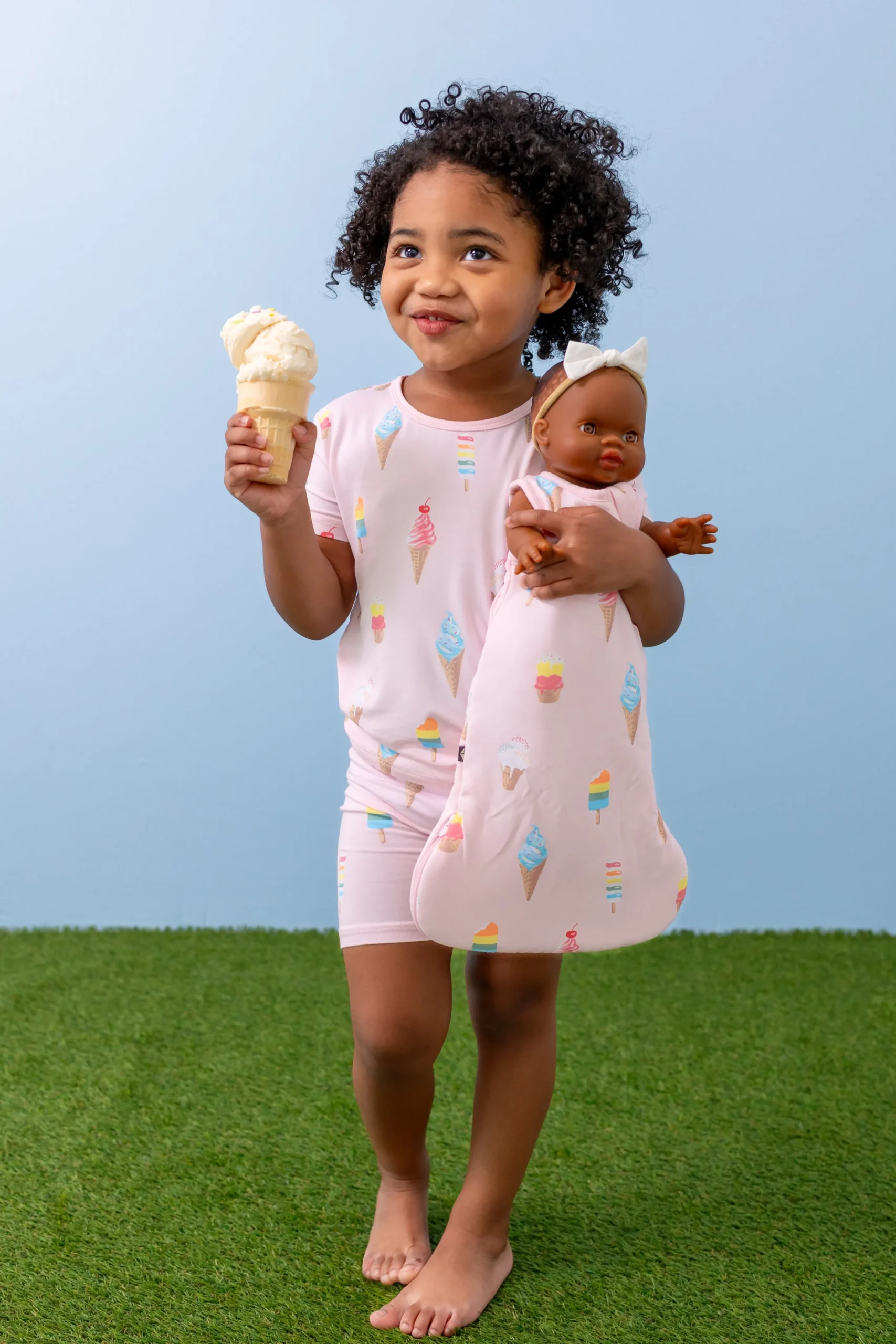 Baby Doll Sleep Bag in Sakura Ice Cream
