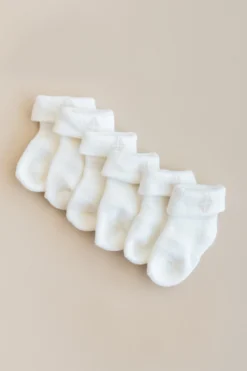 Baby 3-Pack Socks in Cloud