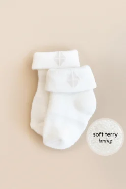 Baby 3-Pack Socks in Cloud