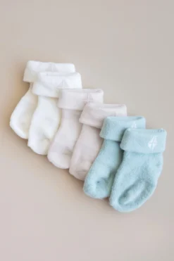 Baby 3-Pack Socks in Neutral