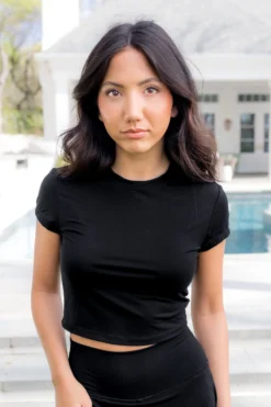 Bamboo Flex Baby Tee in Midnight