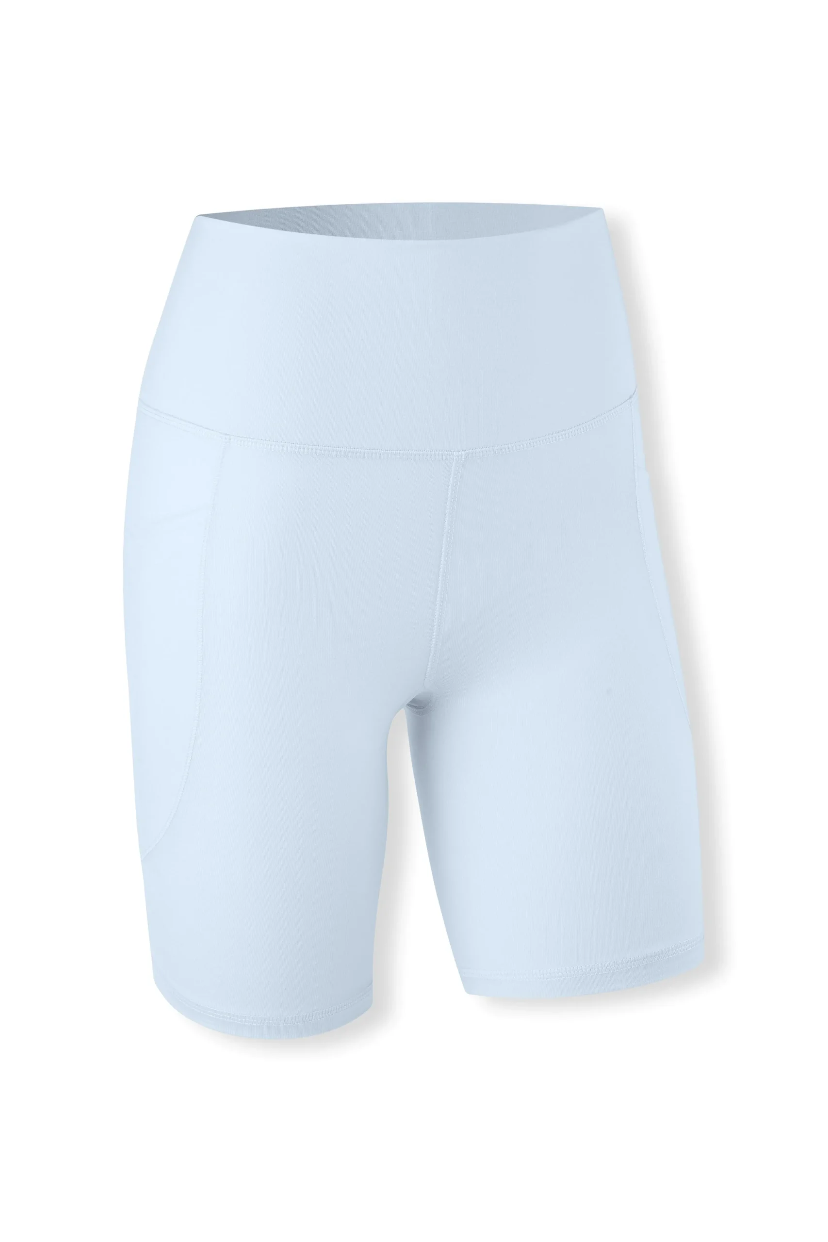 Bamboo Flex High Rise Biker Short in Breeze
