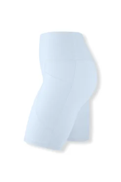 Bamboo Flex High Rise Biker Short in Breeze