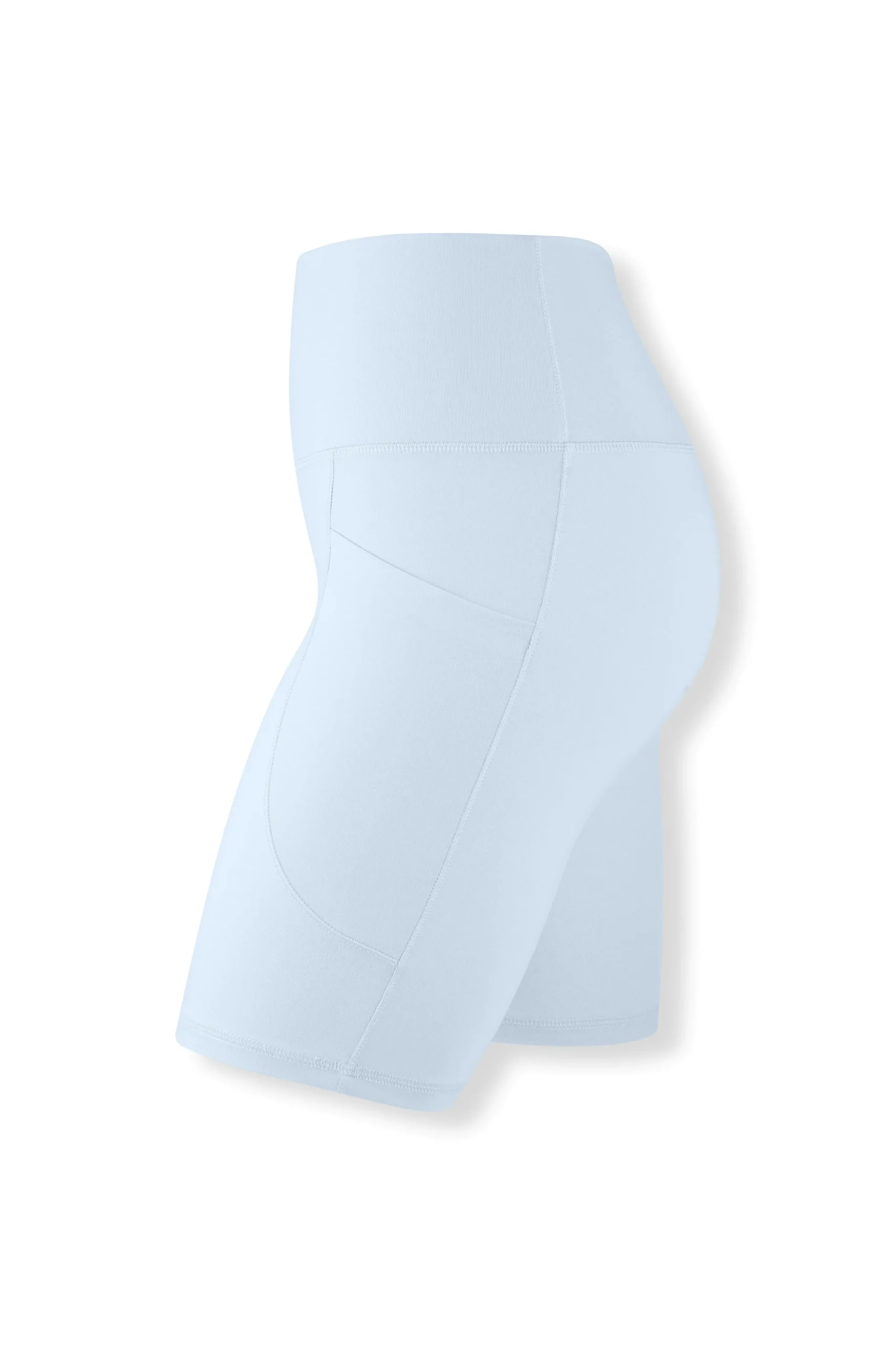 Bamboo Flex High Rise Biker Short in Breeze