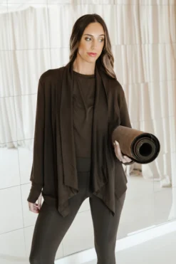 Bamboo Flex Women’s Leggings in Espresso