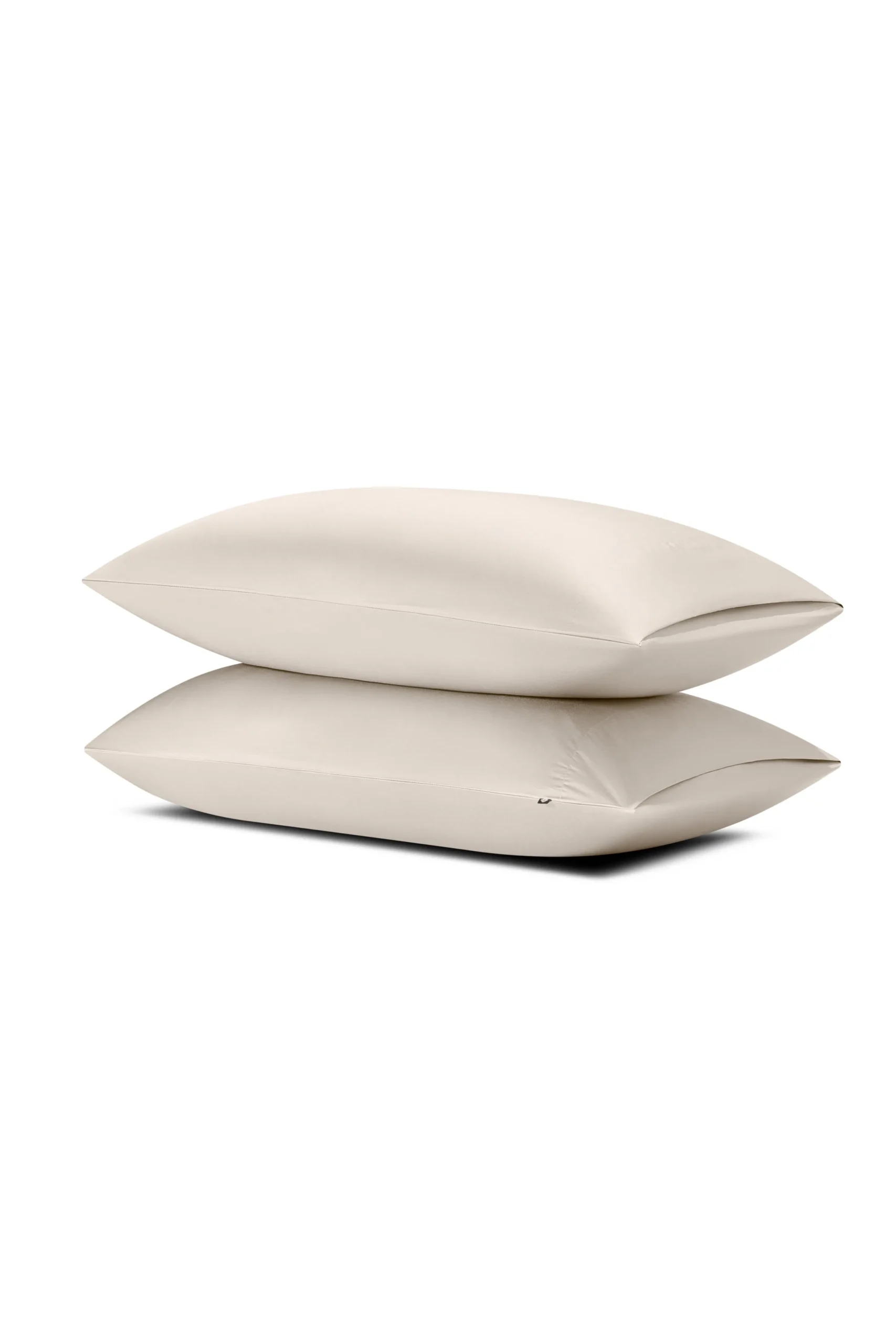 Bamboo Sateen Pillowcase Set in Sand Stone