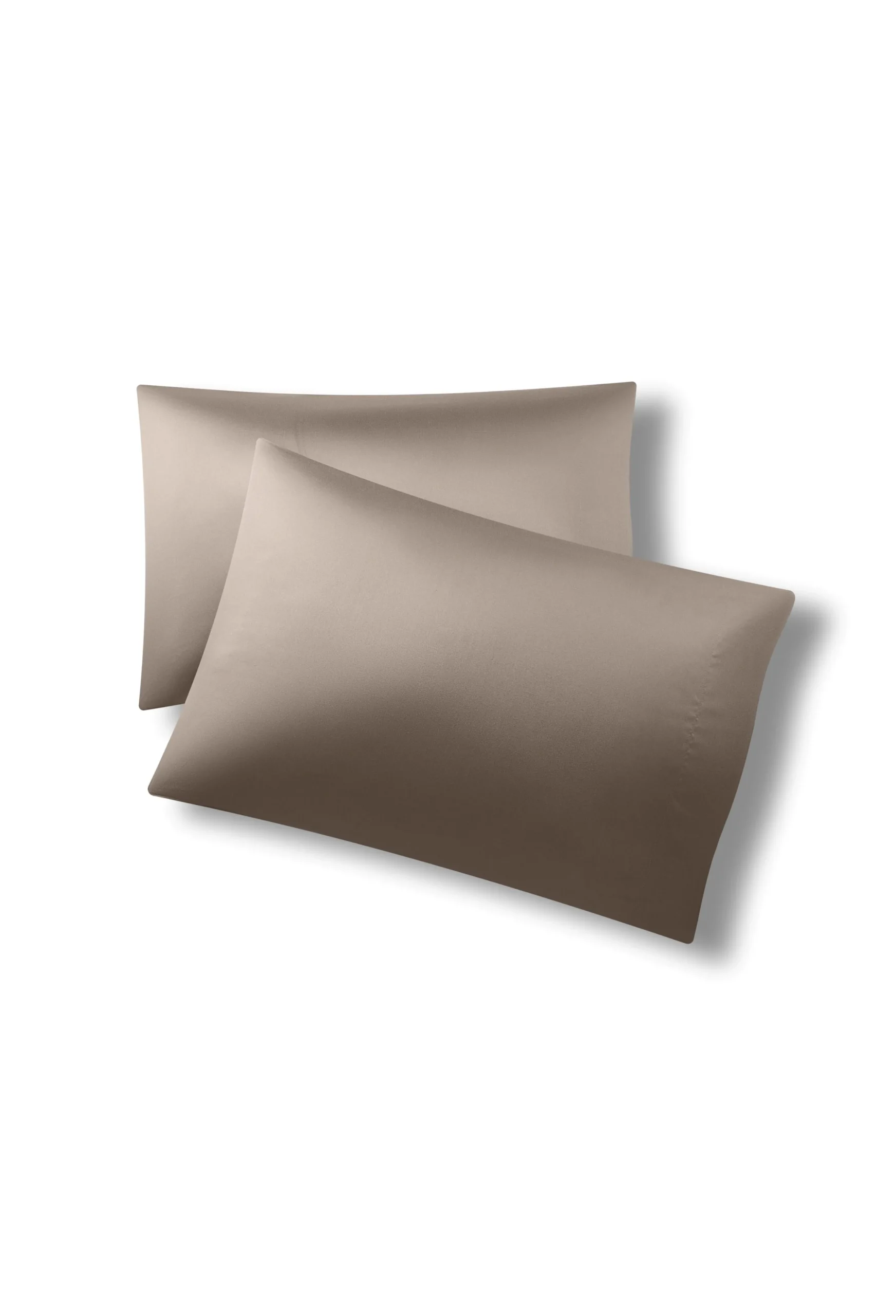 Bamboo Sateen Pillowcase Set in Truffle
