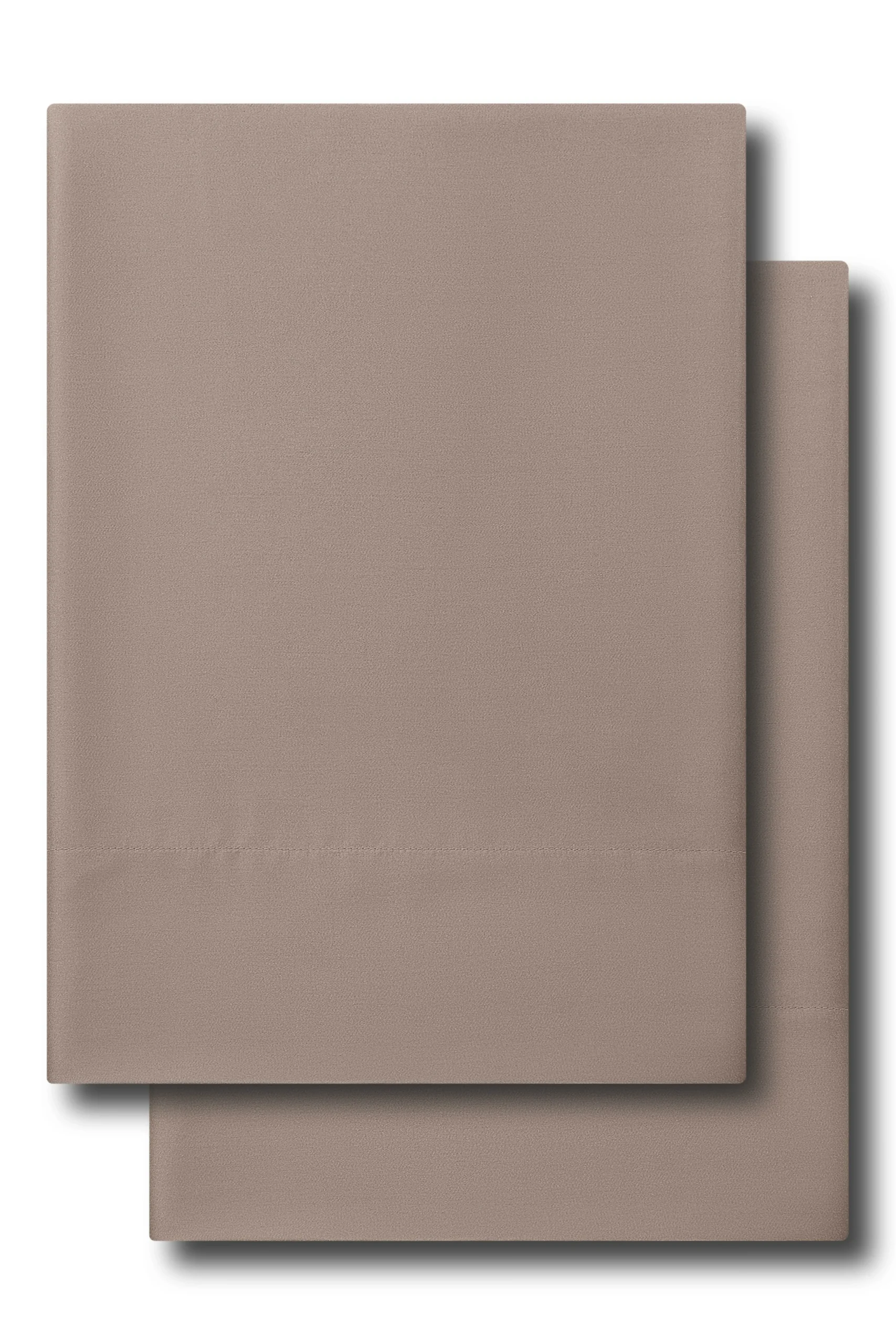 Bamboo Sateen Pillowcase Set in Truffle