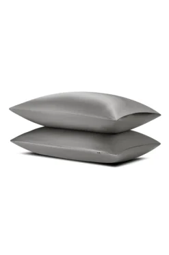 Bamboo Sateen Pillowcase Set in Ash