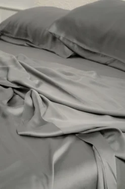 Bamboo Sateen Sheet Set in Ash