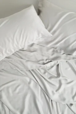 Bamboo Sateen Sheet Set in Dove Gray