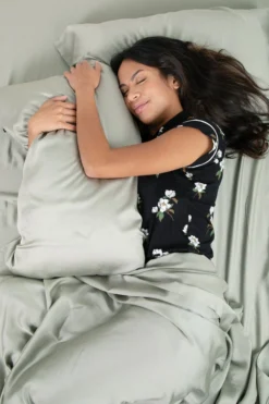 Bamboo Sateen Sheet Set in Eucalyptus