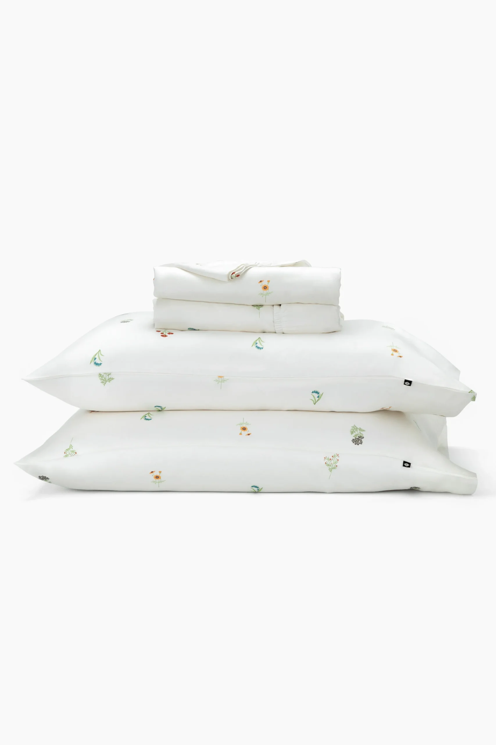Bamboo Sateen Sheet Set in Wildflower