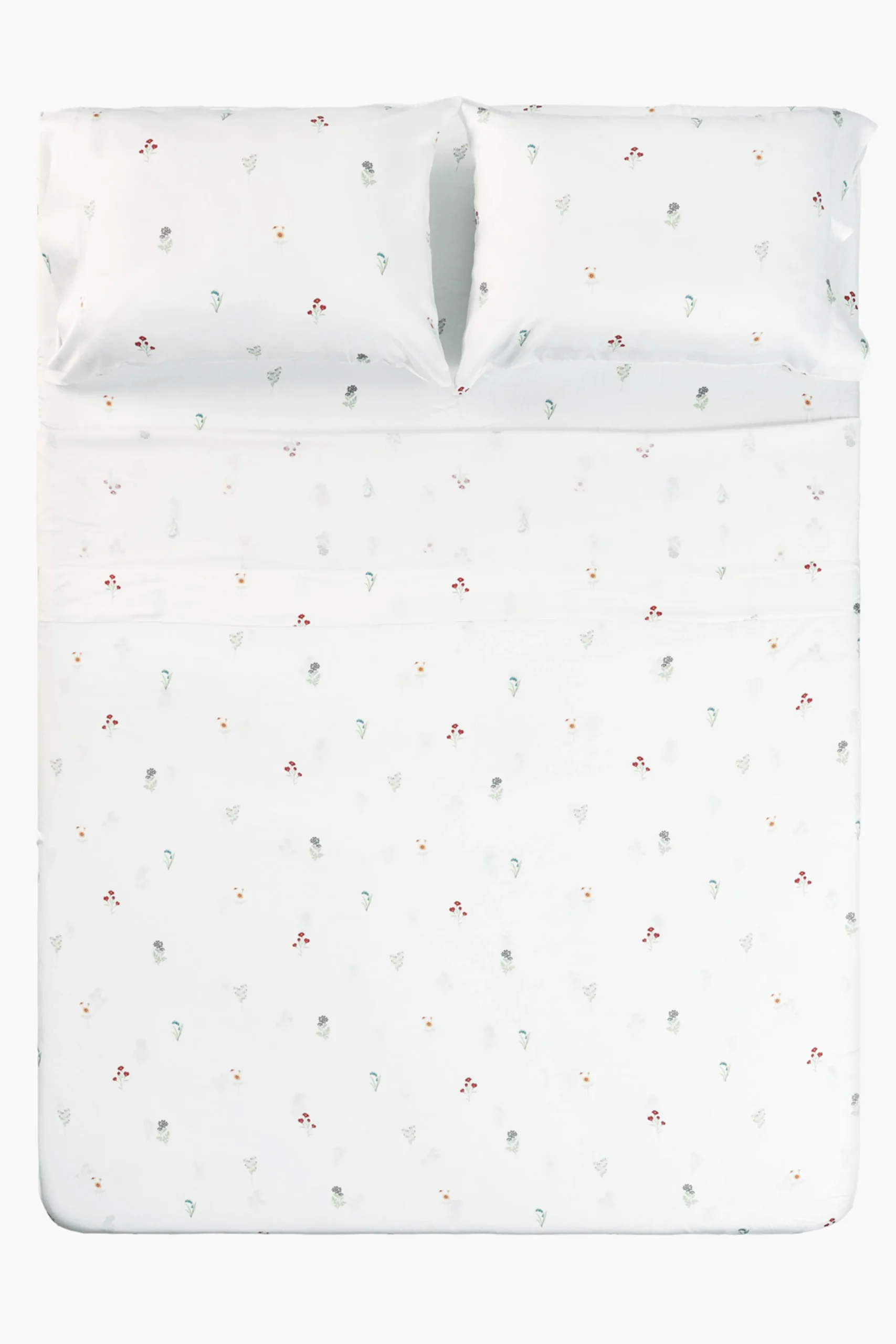 Bamboo Sateen Sheet Set in Wildflower