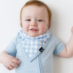 Bib in Gingham Breeze