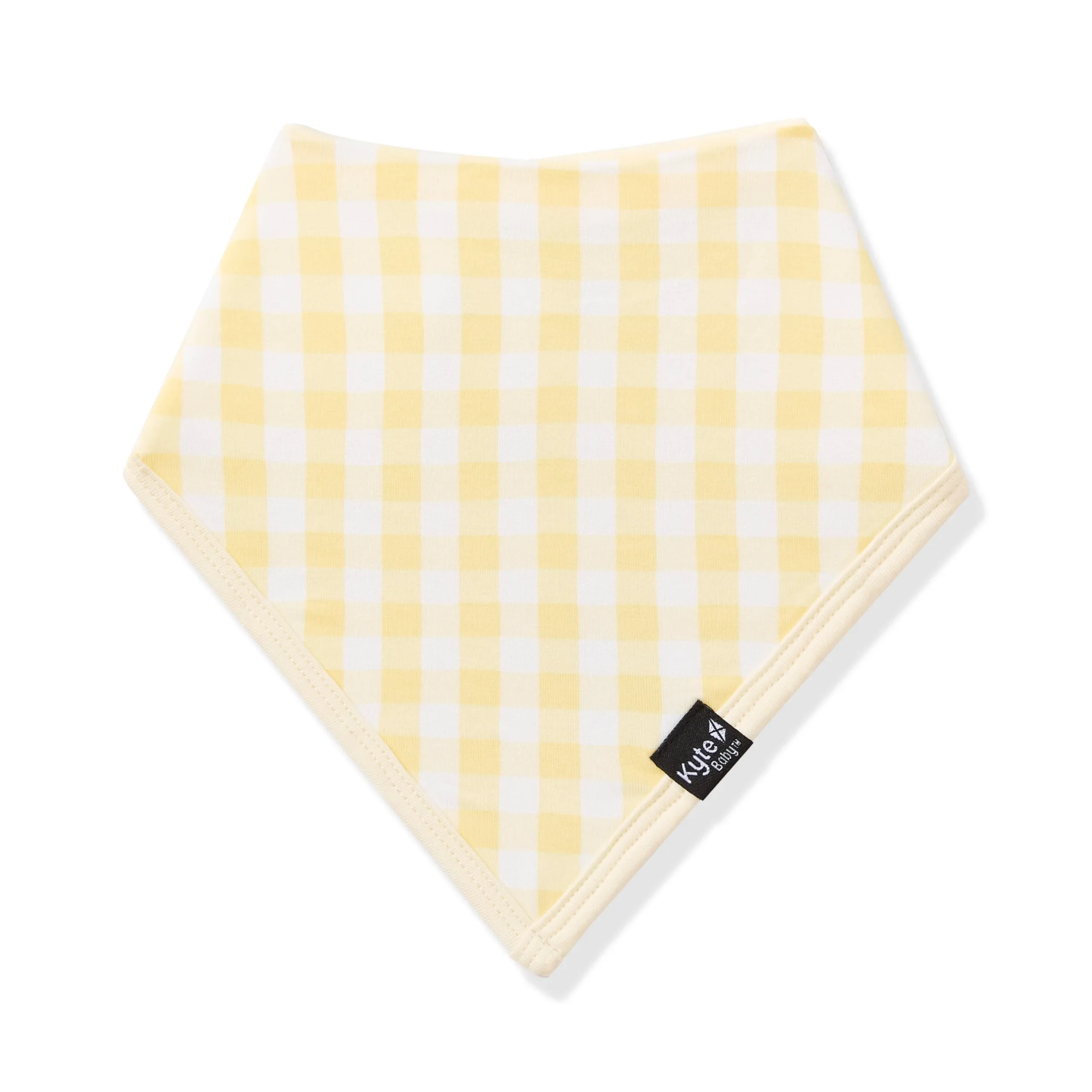 Bib in Gingham Chamomile