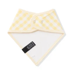 Bib in Gingham Chamomile