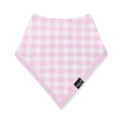 Bib in Gingham Thistle