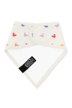 Bib in Pastel Mickey Mouse