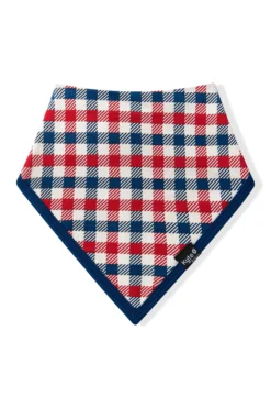 Bib in Patriotic Gingham