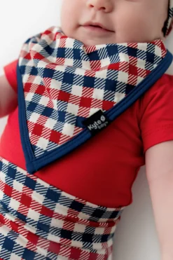 Bib in Patriotic Gingham