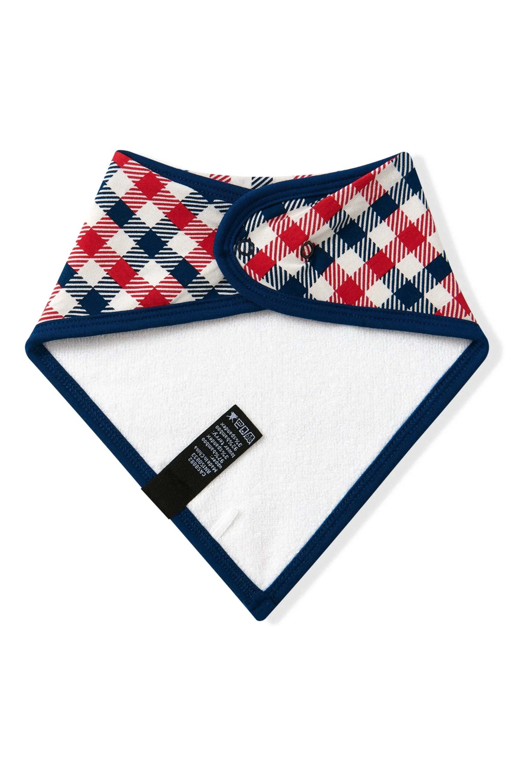 Bib in Patriotic Gingham