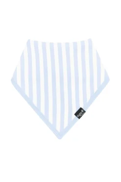 Bib in Small Mist Stripe