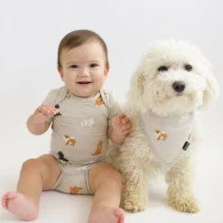 Bodysuit in Fluffy Dog