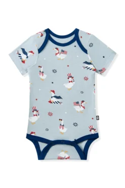 Bodysuit in Patriotic Goose