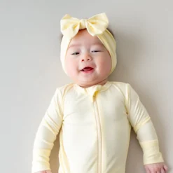 Bow Headband in Chamomile