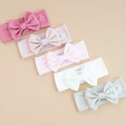 Bow Headband in Oat