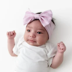 Bow Headband in Thistle