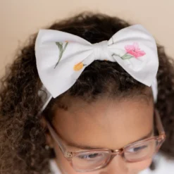 Bow Headband in Tulip