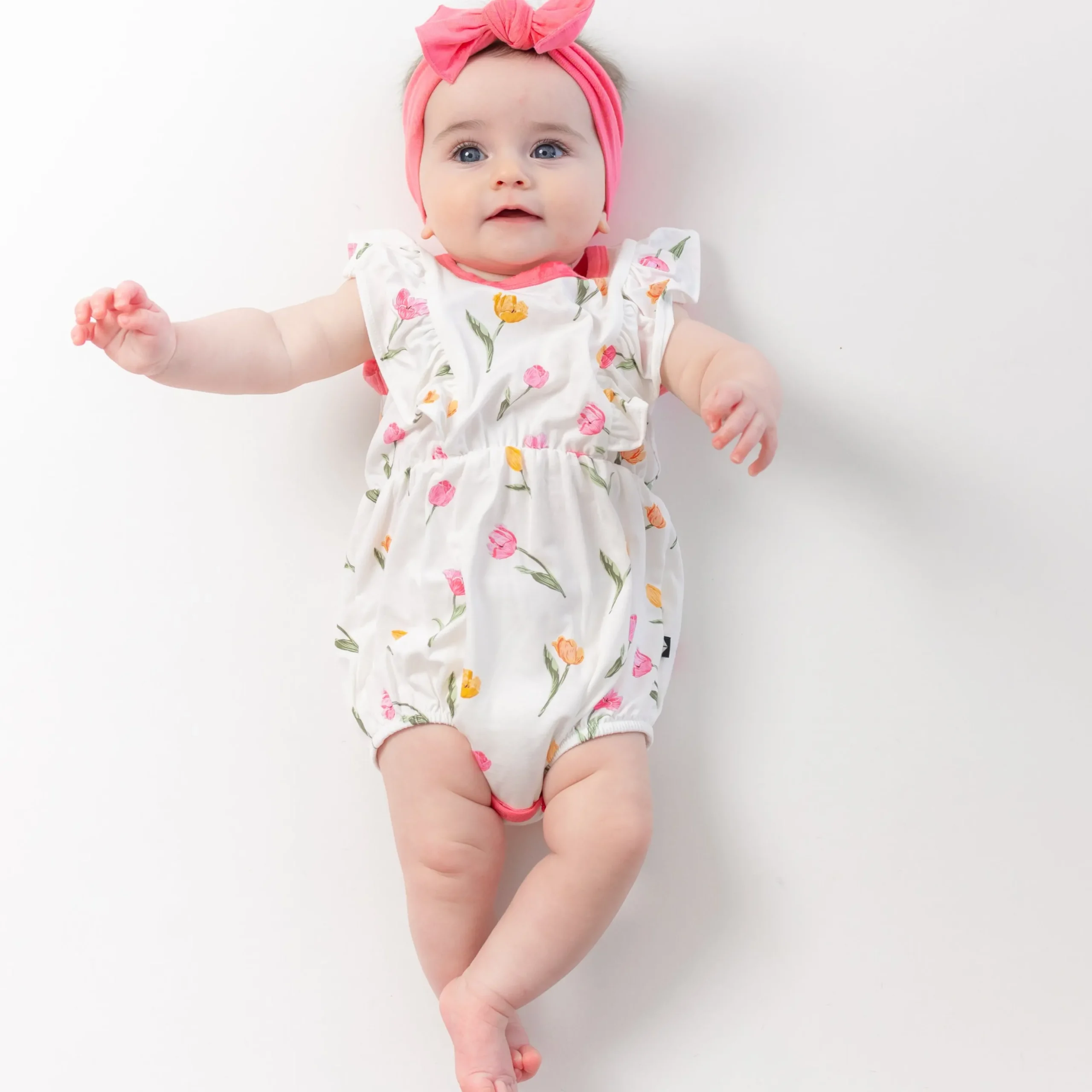 Bubble Romper in Tulip